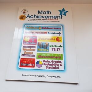 Math Achievement Workbook for Grade 3 By Tracy Dankberg Paperback